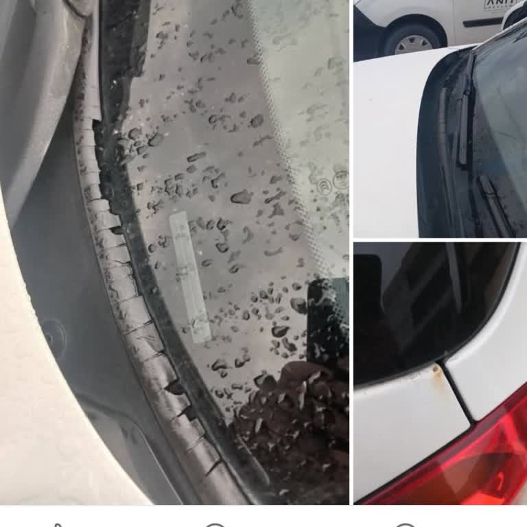 BMW 120i Ön Cam Fitili Parçalanıyor, Su Alıyor Ve Sürüş Güvenliğini Tehlikeye Atıyor