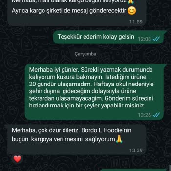 Yanlış Beden Satranç Temalı Hoodie Gönderildi, Sorunum Hâlâ Çözülmedi