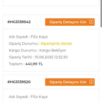 Haydi Giy Uygulamasında Ödeme Alınamıyor Siparişler İptal Ediliyor