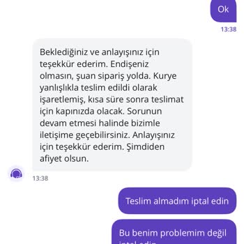Teslim Edilmeyen Sipariş İçin Haksız Para Kesintisi