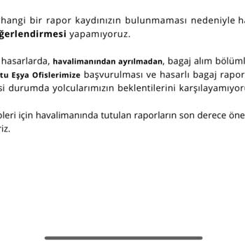 Uçuş Sonrası Hasarlı Bagaj Ve Yetersiz Müşteri Hizmeti Nedeniyle Mağduriyet