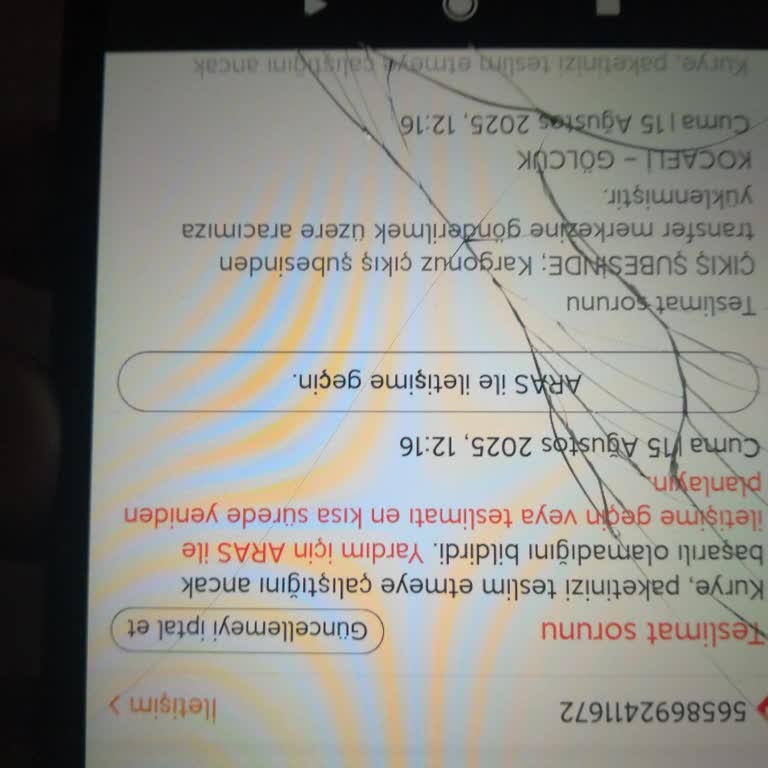 Aras Kargo Gölcük Şubesi Sürekli Teslimat Sorunu Ve Mağduriyet