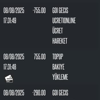 Motosikletim İçin HGS'den Haksız Ve Yüksek Geçiş Ücreti Kesildi