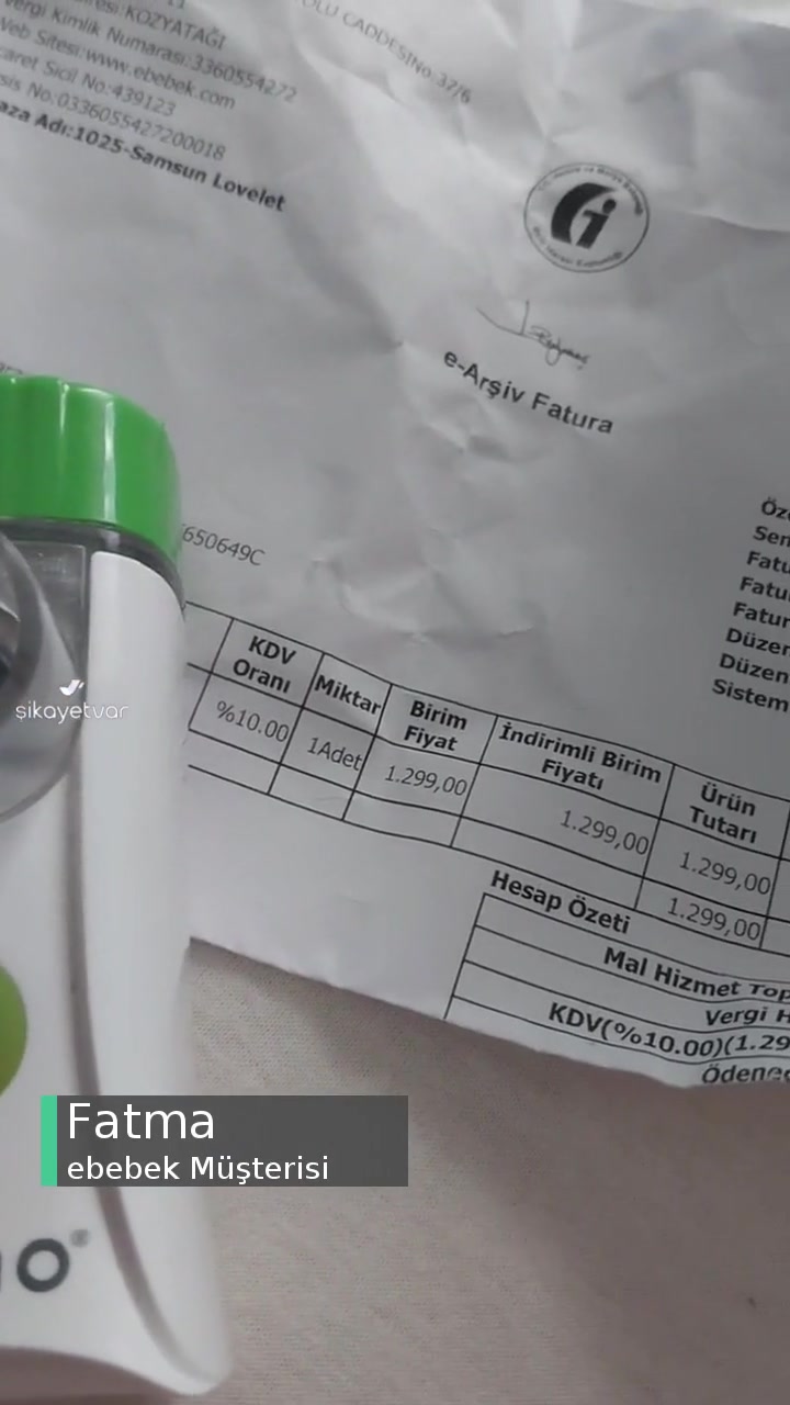 Ebebek İade Talebi videonun kapak resmi