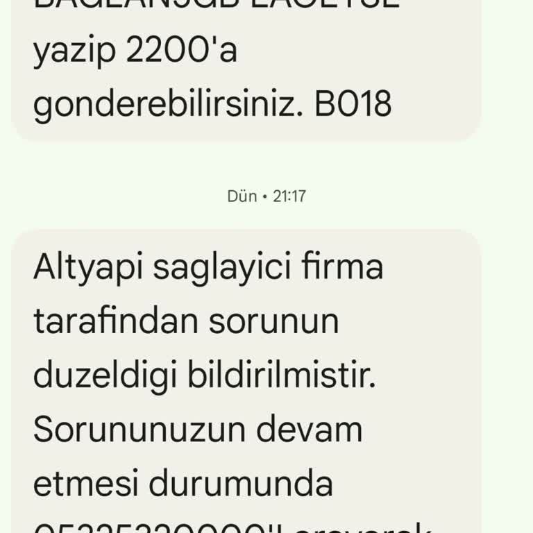 Sürekli İnternet Kopması İçin Teknik Ekip Yönlendirilmedi, Sorun Devam Ediyor