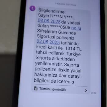 Onayım Olmadan Hesabımdan Poliçe Ücreti Kesildi, Çözüm Sunulmuyor