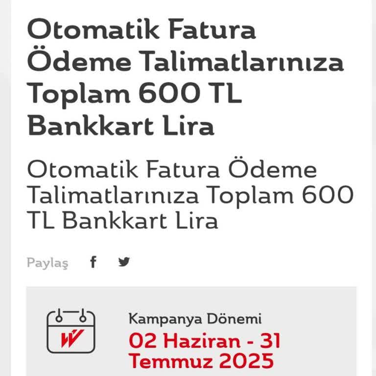 Kampanya Koşulları Yerine Getirilmesine Rağmen Bankkart Lira Puanlarım Yüklenmedi