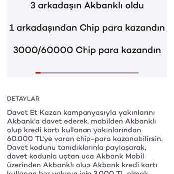 Akbank Davet Et Kazan Kampanyasında Taahhüt Edilen Chip Paranın Yatırılmaması