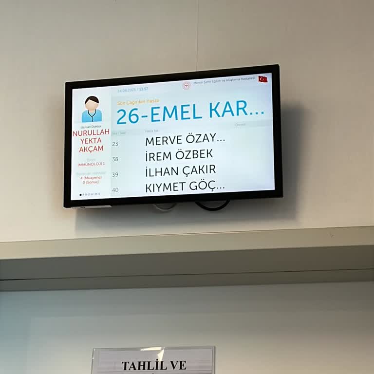 İmmünoloji Bölümünde Sekreter İlgisizliği Ve İlaç İşlemi Mağduriyeti