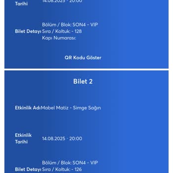 VIP Bilette Sahne Ve Ses Düzeni Mağduriyeti