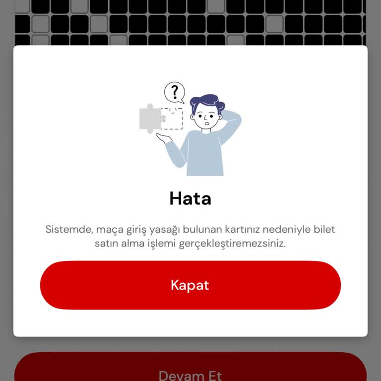 Passolig Kartımla Bilet Alamıyorum, Çözüm Bekliyorum