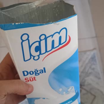 Satın Aldığım İçim Süt İçinden Sert Yabancı Madde Çıktı, Geri Dönüş Alamadım