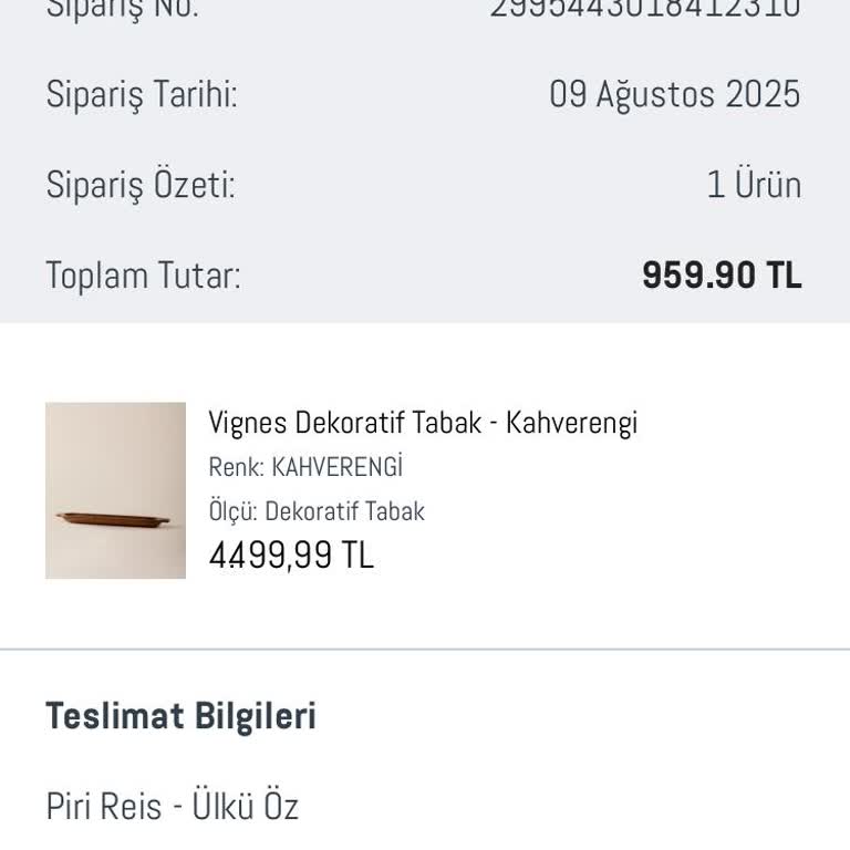 Teslim Edilmeyen Ürün, İlgisiz Müşteri Hizmeti