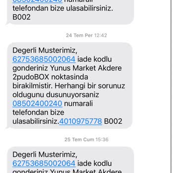 İade Kargom 3 Haftadır Kayıp, Mağduriyetim Giderilmiyor