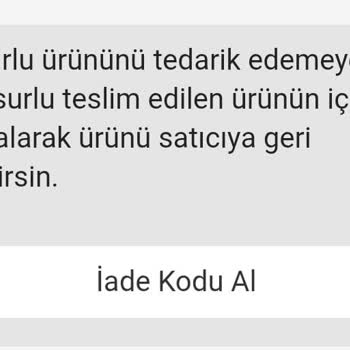 Defolu Elbise Teslimatı Sonrası Değişim Talebim Karşılanmadı
