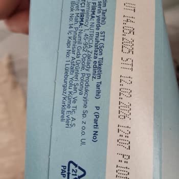 Aptamil Conformil Mama Kutusunda Yabancı Cisim Ve İlgisiz Müşteri Hizmetleri