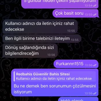 Redbahis 48000 TL Para Çekme Talebim Reddedildi Hesabım Kapatıldı