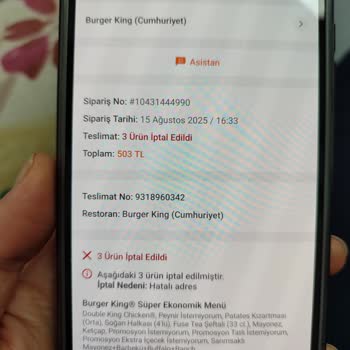 Yanlış Adres Nedeniyle Teslim Edilmeyen Sipariş Ve İade Sorunu
