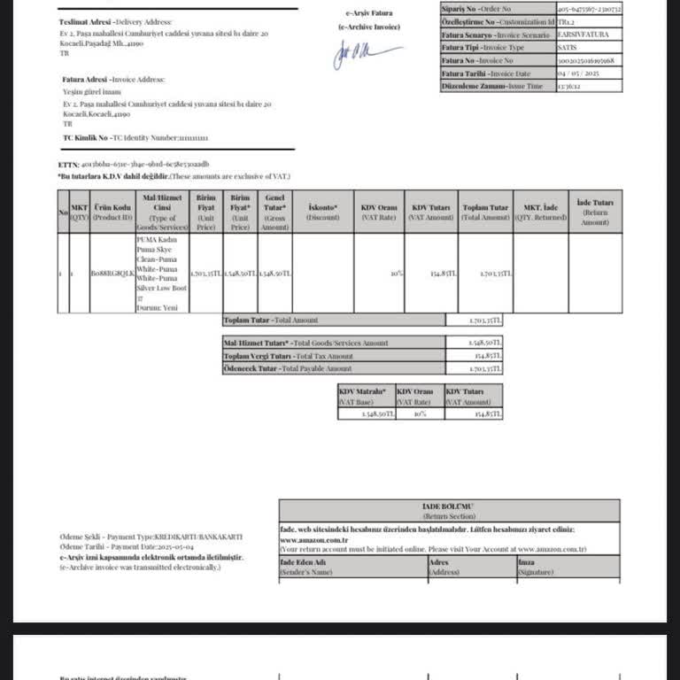 Puma Skye Clean Ayakkabıda İki Ayda Topuk İç Kısmı Yırtıldı Garanti Reddedildi