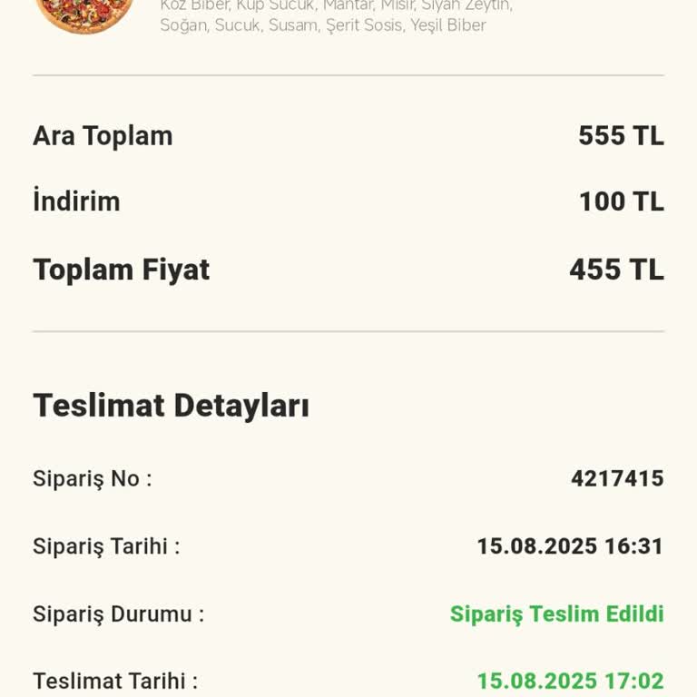 İndirim Kampanyası Geçersiz Sayıldı, Sipariş Eksik Ve Hizmet Kötüydü