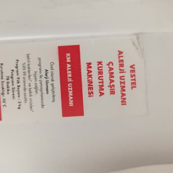 Yeni Alınan Kurutma Makinesi Arızalı Çıktı, Çözüm Bekliyorum