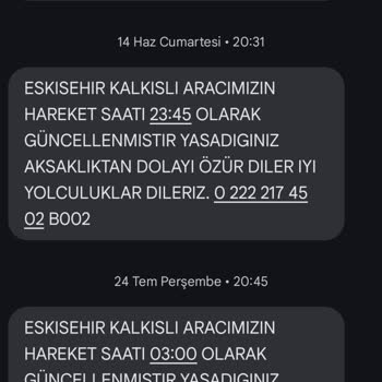 Bilet İptali Ve Ücret İadesi Talebim Reddedildi