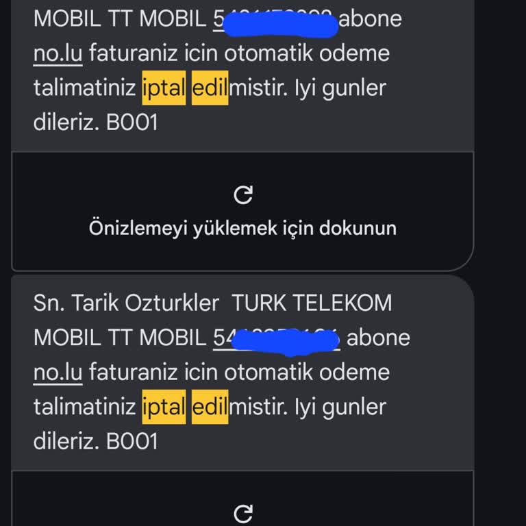 Bilgim Dışında İptal Edilen Otomatik Fatura Talimatı Nedeniyle Kampanya Mağduriyeti