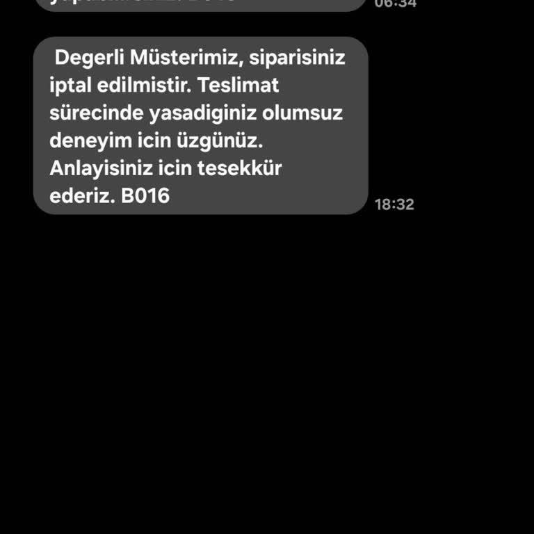 Yanlış Damacana Nedeniyle Su Teslimatı Yapılmadı Ve Müşteri Hizmetlerine Ulaşılamadı