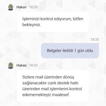 Dedebet Para Çekme Talebim Sebepsizce İptal Edildi