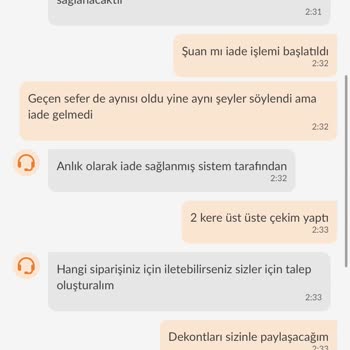 Tek Sipariş İçin Üç Kez Ödeme Alındı, İade Yapılmıyor