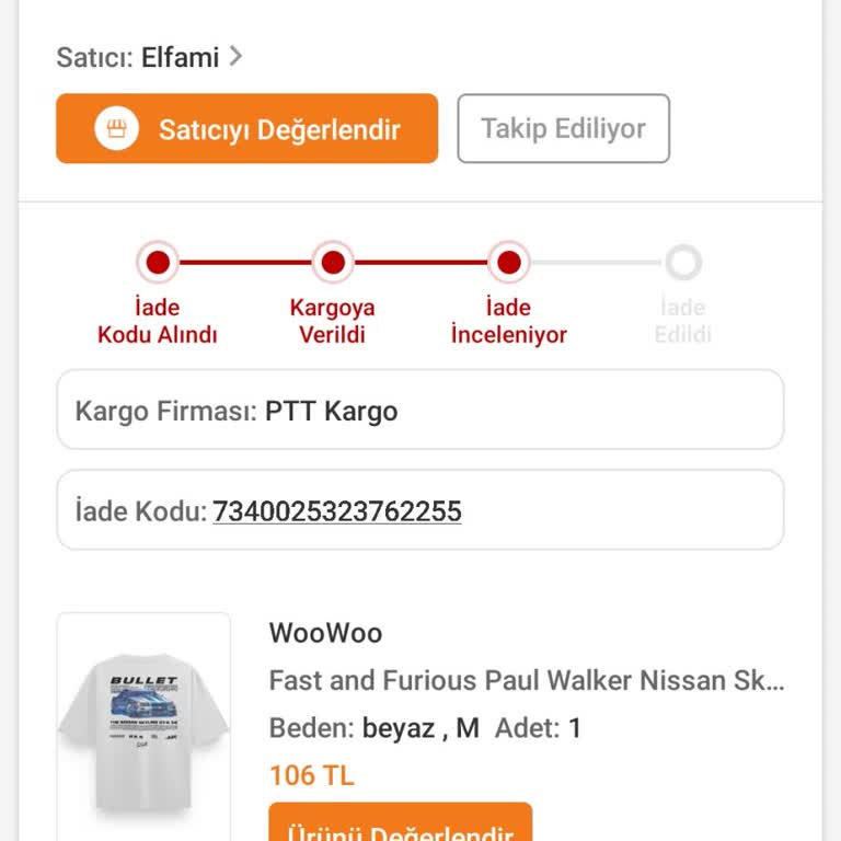 Trendyol Elfami Ürün İncelenmesinin Hızlanması Lazım