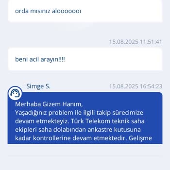 İnternet Kesintisi Nedeniyle İşim Aksıyor, Acil Çözüm Bekliyorum