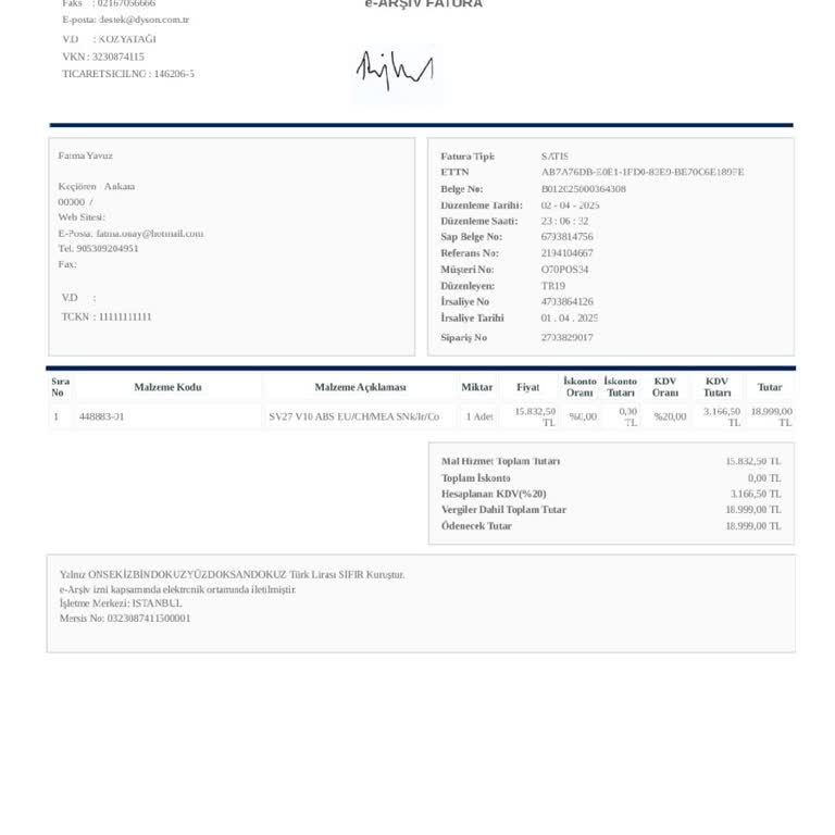 Garanti Kapsamında Farklı Parça Gönderilmesi Hayal Kırıklığı Yarattı