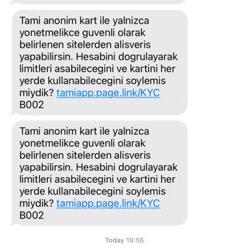 Garanti BBVA Tami Card Sanal Kart Bakiye Kullanılamıyor, İade Talebim Var