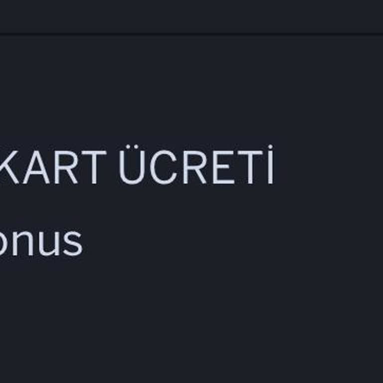 Kredi Kartı Yıllık Ücretinin İadesini Talep Ediyorum