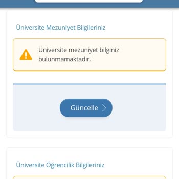Üniversite Şartı Olmayan Başvuruda Sistem Mezuniyet Belgesi İstiyor Başvuru Tamamlanamıyor