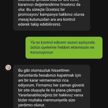 Freebet Kampanyasında Haksızlık Ve Müşteri Hizmetlerinin Alaycı Tavrı