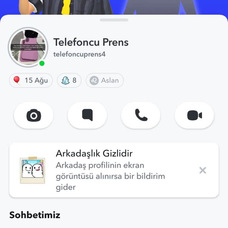 Snapchat'te Uygunsuz Davranışta Bulunan Kullanıcı Hakkında İnceleme Talebi