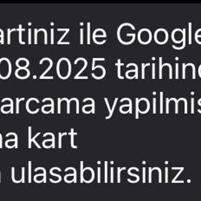Google One Hesabım Olmadan Hesabımdan İzinsiz Para Çekildi, Mağduriyetim Giderilmiyor