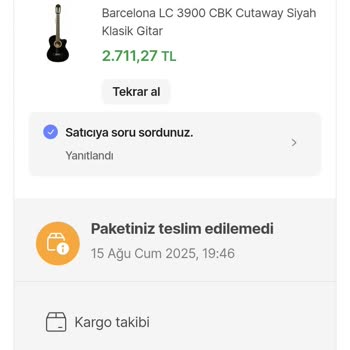 Teslim Edilmeyen Ürün Nedeniyle Fiyat Mağduriyeti