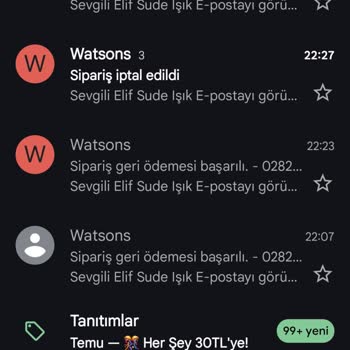 İndirimli Siparişlerim Sürekli İptal Ediliyor, Ücretim İade Edilmedi