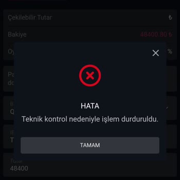 Çekim Talebim Gerekçesiz Reddedildi, Bilgilendirme Yapılmıyor