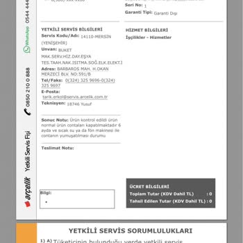 Arçelik Buzdolabında Kronik Soğutmama Sorunu Ve Mağduriyet