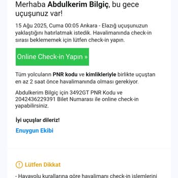 Ajet Ve Enuygun'dan Uçuş Tarihi Yanıltmacasıyla Mağduriyet