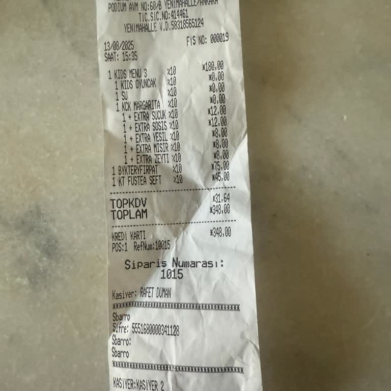 Çocuk Menüsünde Ek Ücretlerle Karşılaşmak Hayal Kırıklığı Yarattı