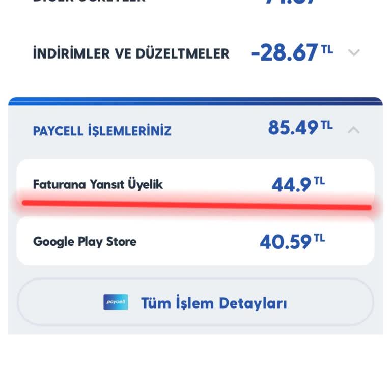 Paycell Uygulamasında Gizli Üyelik Aidatı Ve İptal Sorunu Mağduriyeti