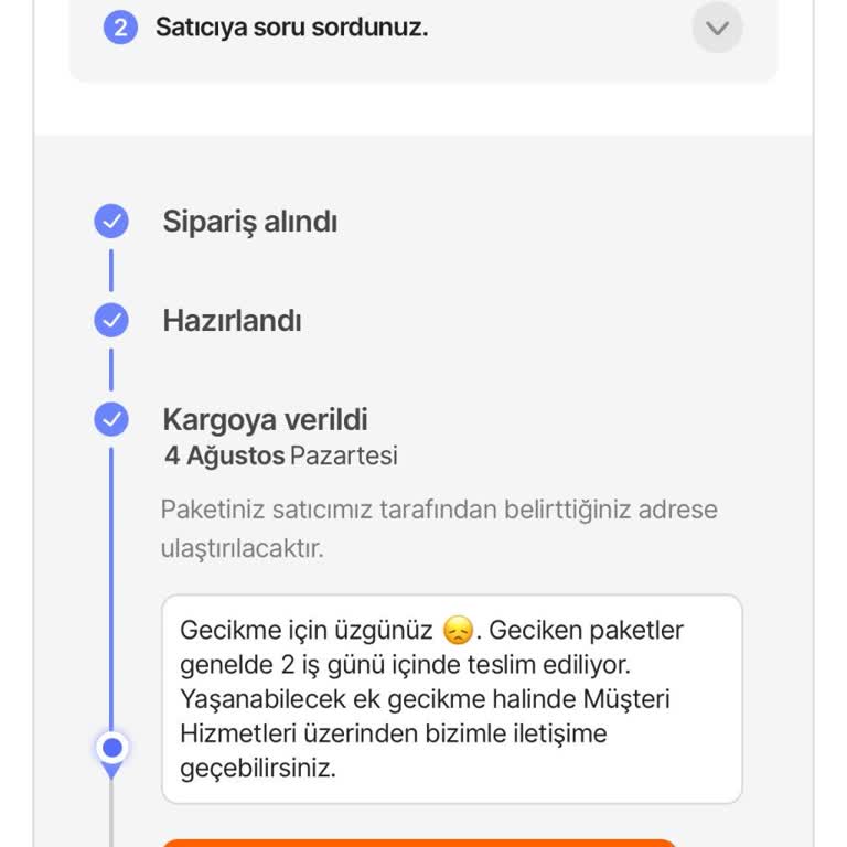 Siparişim Ne Geldi Ne İptal Edildi, Muhatap Bulamıyorum