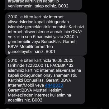 Bilgim Dışında Yapılan Kredi Kartı İşlemi Ve SMS Bilgilendirme Çelişkisi
