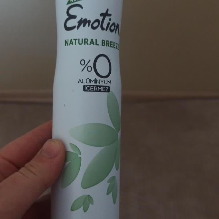 Emotion Deodorantın Havası Bitmeden Kullanılamıyor