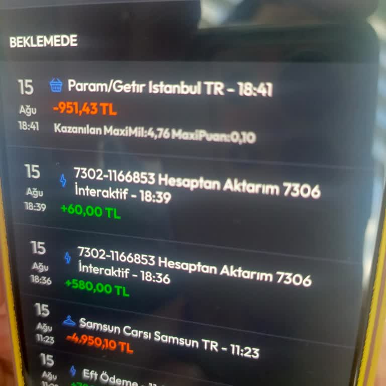 Siparişim Yok, Param Çekildi; Çözüm Bekliyorum